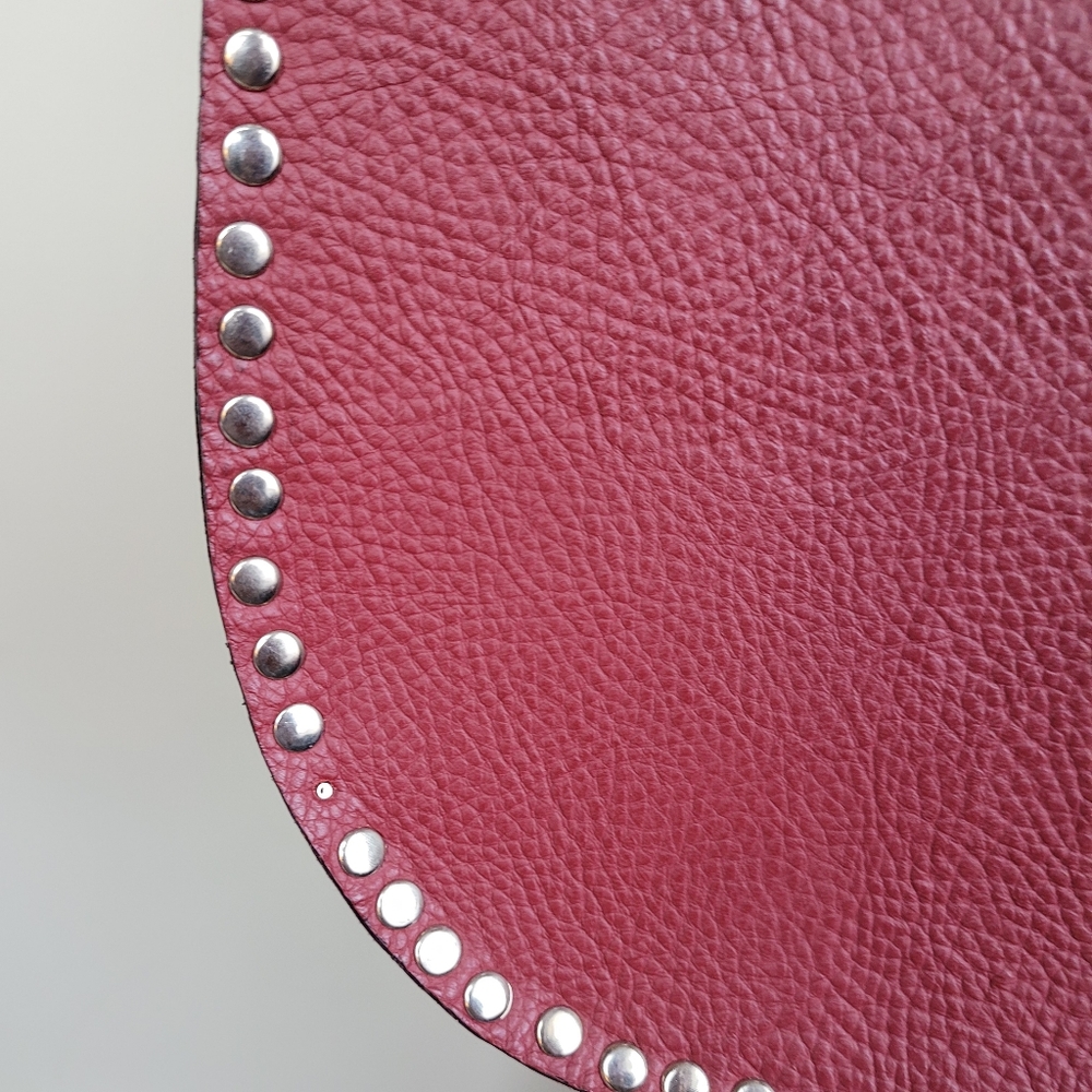 Sofia Ferrari red studded saddlebag - Picture 5 of 10